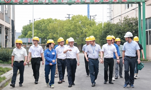 嘉興市應(yīng)急管理局黨委書記、局長錢葉秋蒞臨桐昆恒隆公司調(diào)研