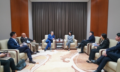 中國建設銀行浙江省分行副行長鄧波蒞臨桐昆調研