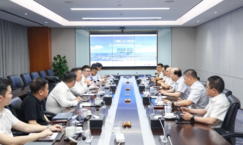 華為算力平臺先遣隊大模型及工具鏈軍團總裁張東生一行到訪桐昆參觀交流