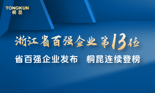2025浙江百強，桐昆第13位！
