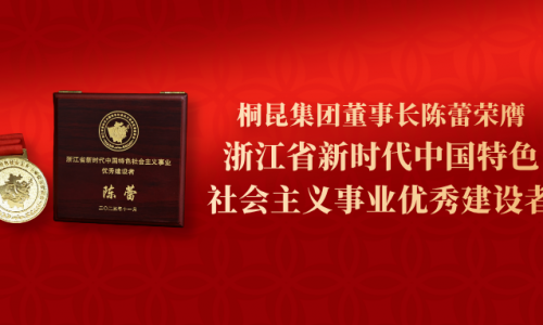 陳蕾董事長榮膺“浙江省新時代中國特色社會主義事業優秀建設者”并在大會發言